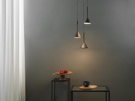 Osram 3-flammige Pendelleuchte Decor Fuji aus Stahl in Schwarz mit warmweißem Licht