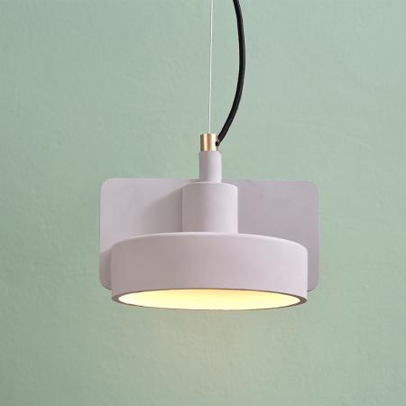 Osram Ausdruckssarke Pendelleuchte Decor Mold aus Beton und Metall in Grau mit E27-Fassung Ø 23 cm