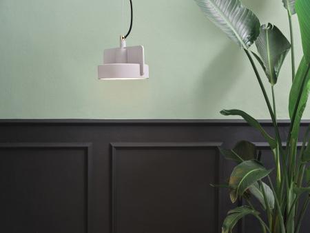 Osram Ausdruckssarke Pendelleuchte Decor Mold aus Beton und Metall in Grau mit E27-Fassung Ø 23 cm