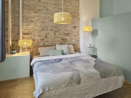 OSRAM Tischlampe Decor Bale aus Papier mit E27 Fassung beige