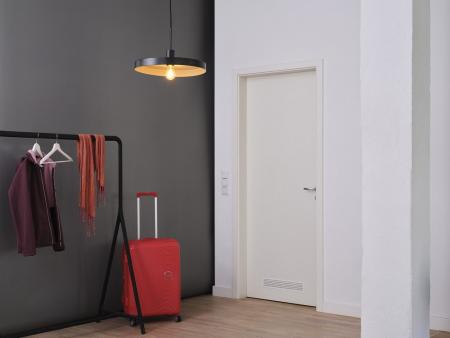 OSRAM Pendelleuchte Decor Plate in Schwarz/Beige Ø 40 cm aus Stahl mit E27 Fassung - dekorative Hängelampe mit tellerförmigem Lampenschirm