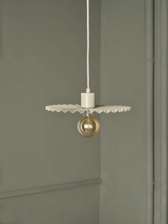 OSRAM Pendelleuchte  Decor Plissee Beige aus Stahl mit E27 Fassung - Textilkabel