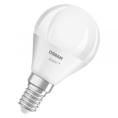 3er-Pack OSRAM E14 SMART+ MATTER Classic P40 LED-Lampe Multicolor 4,9W 2700-6500K - dimmbar, steuerbar per App & Sprache, kompatibel mit Alexa, Google, Apple, WiFi