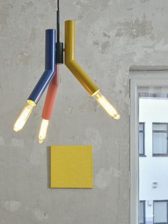 OSRAM Pendelleuchte Decor Straw in Multicolor aus Metall mit E27 Fassungen