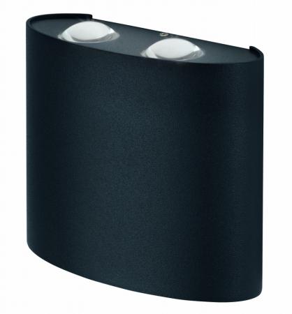 Osram LED Wandleuchte Endura Style UpDown DECO II in dunkelgrau IP44