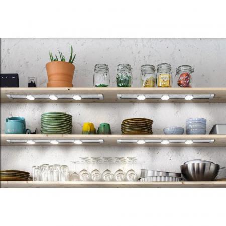 45cm OSRAM LED Lichtleiste Linear MAGNET 3 Spot Sensor 9,5W Dimmbar Neutralweisses Licht