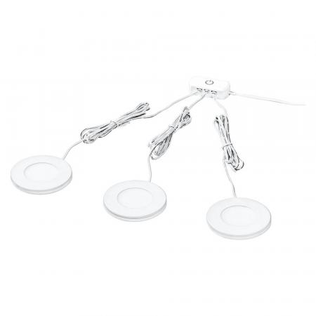 OSRAM  Undercabinet Spot Magnet 75mm 8.5W 830 Dimmbar - Spotleuchten für Unterschrankbeleuchtung warmweißes Licht