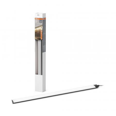 55cm OSRAM LED Lichtleiste Linear Angle Frameless Sensor schwarz - mit umschaltbarer Farbtemperatur