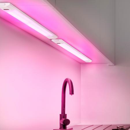 50cm OSRAM LED Lichtleiste Linear Edge Sensor RGBW DIM Remote Control weiß