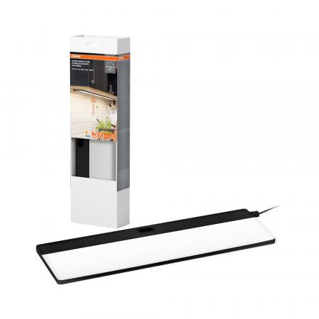 OSRAM LED Undercabinet Panel Frameless 30x10cm CCT DIM Black  - mit umschaltbarer Farbtemperatur