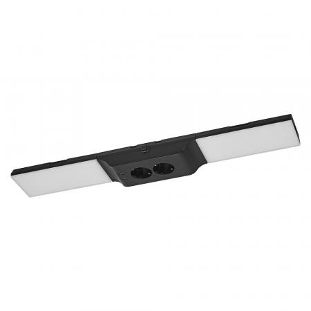 OSRAM LED Unterbauleuchte UNDERCABINET SOCKET FRAMELESS dimmbar schwarz