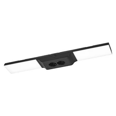 OSRAM LED Unterbauleuchte UNDERCABINET SOCKET FRAMELESS dimmbar schwarz