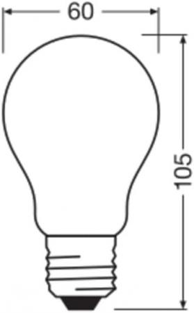 OSRAM E27 LED Lampe Star Classic A 25 matt 1.8W wie 25W für eine warmweiße Beleuchtung
