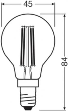 OSRAM E14 LED Lampe STAR RETROFIT 3.4W wie 40W tageslichtweiße Lichtfarbe
