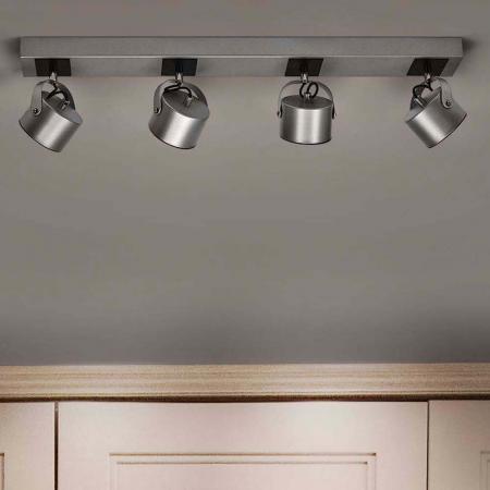OSRAM 4er LED Deckenstrahler Decor Spot Jupiter Silber