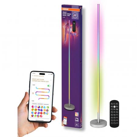 Osram SMART+ WIFI  FLOOR CORNER MAGIC Stehleuchte RGBW Farbwechsel Remote Control Dimmbar