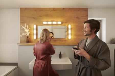 Osram SMART+ Matter over Wifi Orbis Duplo IP44 58 cm Chrome mit Tunable White