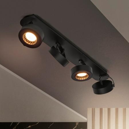 OSRAM LED Decor Spot Venus 4er Deckenstrahler Schwarz schwenkbar