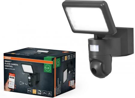 OSRAM SMART+ WiFi LED Fluter mit Kamera Lautsprecher Sensor Alarm-Funktion