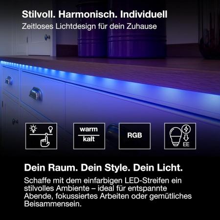 2M OSRAM Smart+ Matter LED-Streifen Flex RGB Tunable White indoor IP20