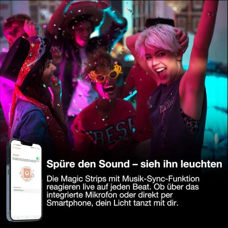 3M OSRAM Smart+ Wi-Fi Flex LED-Streifen COB Magic RGB Remote Control Indoor IP20