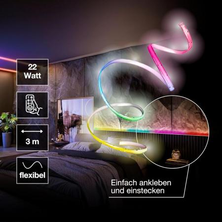 3M OSRAM Smart+ Wi-Fi Flex LED-Streifen COB Magic RGB Remote Control Indoor IP20