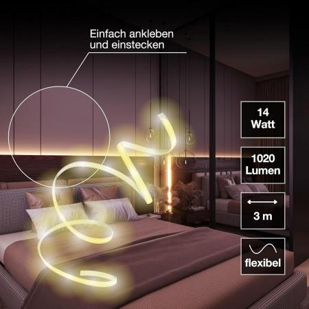 3 Meter Osram SMART+ WiFi COB LED-Strip Tunable White Remote Control IP20 indoor