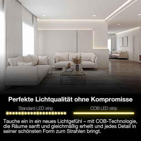 3 Meter Osram SMART+ WiFi COB LED-Strip Tunable White Remote Control IP20 indoor