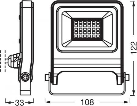Osram Endura Flood LED Fluter 20W in weiß 3000K IP65