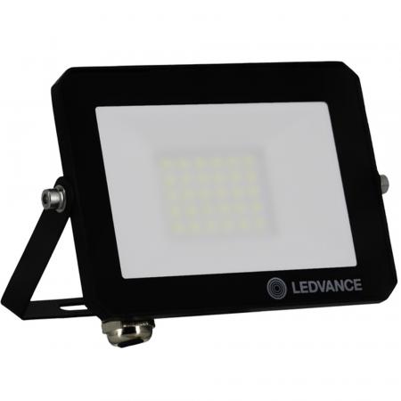 LEDVANCE Kompakter LED Fluter FLOODLIGHT EFFECT 4000K universalweißes Licht 20W IP65 in Schwarz