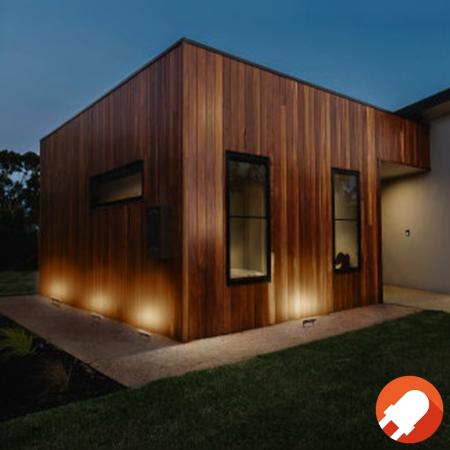 OSRAM ENDURA Garden Flood Erdspießstrahler 20W 3000K IP65 Dunkelgrau