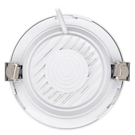LEDVANCE LED Deckeneinbauleuchte 13W 3000–4000K IP44, Einbaudurchmesser 116mm, Multi Select weiß