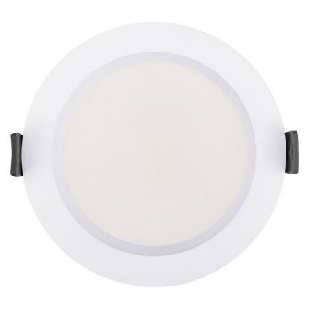 LEDVANCE LED Deckeneinbauleuchte 13W 3000–4000K IP44, Einbaudurchmesser 116mm, Multi Select weiß