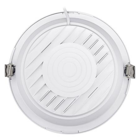 LEDVANCE LED Deckeneinbauleuchte 30–42W 3000–4000K IP44 250mm Multi Select weiß  Einbaudurchmesser: 250 mm