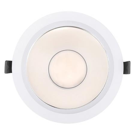 LEDVANCE LED-Downlight Slim 12–18W 3000–4000K weiß 55° UGR<19 IP44 MULTI SELECT