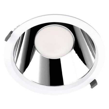 LEDVANCE DOWNLIGHT COMFORT DALI UGR19 DL CMFT DA D250 P 42W ML 93040 U19 WT  Einbaudurchmesser 250mm , Einbautiefe 124mm