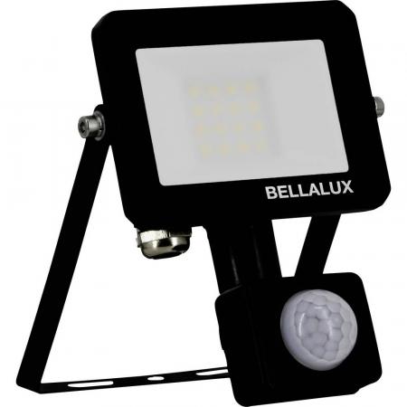 Bellalux Schwenkbarer LED Fluter VITAL mit Sensor schwarz 4000K neutralweißes Licht 10W IP65