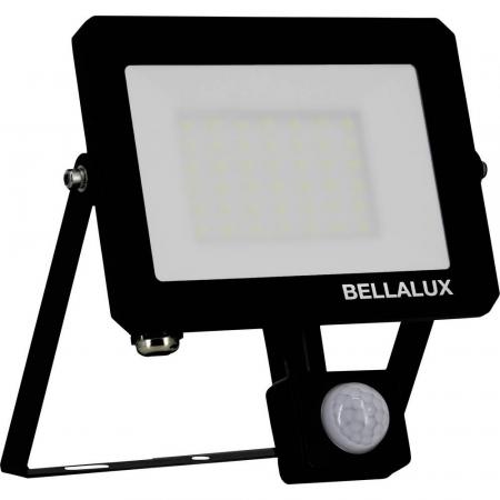 Bellalux Schwenkbarer LED Fluter VITAL mit Sensor schwarz 4000K neutralweißes Licht 30W IP65