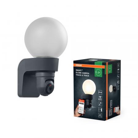 OSRAM Smart+ WiFi Globe Camera Track & Trace mit Sensor, Freisprecheinrichtung, Alarm-Funktion