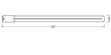 LEDVANCE DULUX LED L HF & AC MAINS VALUE L55 HF & AC MAINS VALUE 25W 865 2G11 für EVG & 230V Betrieb