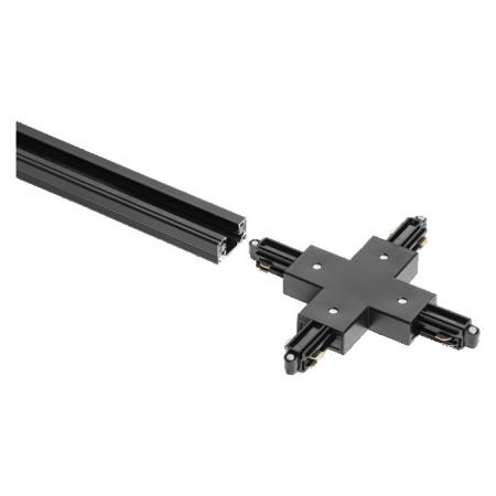 OSRAM TRACKLIGHT Cross Connector Black – Kreuzverbinder für TRACKLIGHT-Stromschienen
