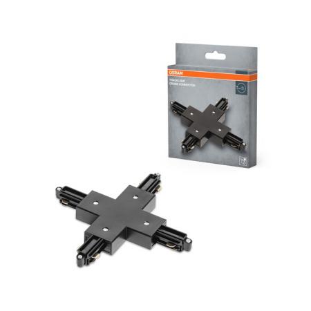 OSRAM TRACKLIGHT Cross Connector Black – Kreuzverbinder für TRACKLIGHT-Stromschienen