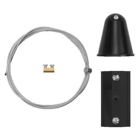 OSRAM TRACKLIGHT Suspension Kit Black – Abhängeset für TRACKLIGHT-Stromschienen