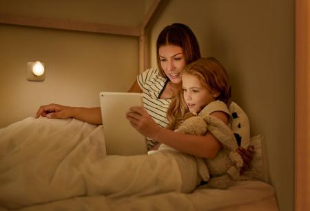 OSRAM Nachtlicht Lunetta Raindrop dimmbar Weiß