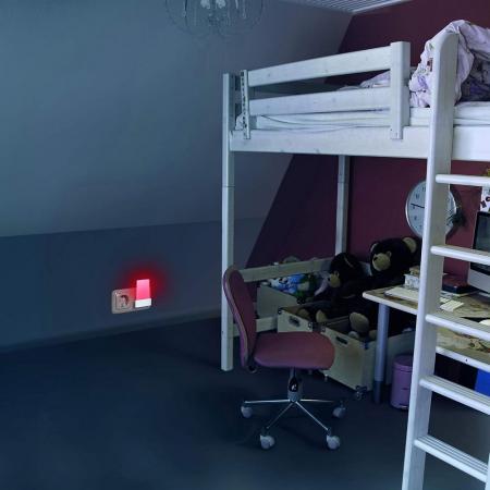 OSRAM Nachtlicht LUNETTA Shine mit  RGB-Farbwechsel, Tageslichtsensor, 2700–6000K, für Kinderzimmer und Wohnbereiche