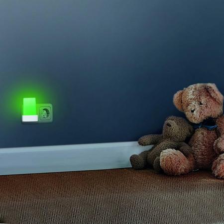 OSRAM Nachtlicht LUNETTA Shine mit  RGB-Farbwechsel, Tageslichtsensor, 2700–6000K, für Kinderzimmer und Wohnbereiche