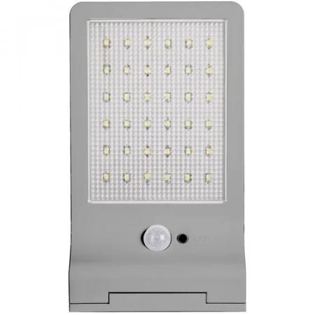 OSRAM LED Außenwandleuchte Door Solar & Sensor in Silber IP44