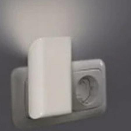 OSRAM  Nachtlicht LUNETTA Glow Weiß Steckdosenleuchte mit Sensor - indirektes Licht, 3000K, für Kinderzimmer und Wohnbereiche