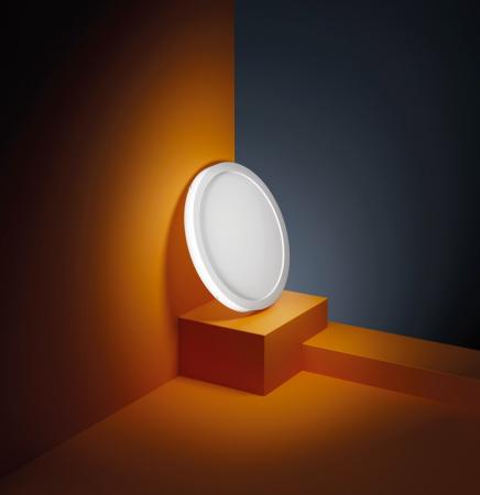 LEDVANCE DOWNLIGHT UNIVERSAL DALI Multi Color / Multi Lumen - DL UNIV DA D300 V 22W ML 83040 Weiß - Einbaudurchmesser 65…260 mm , Einbautiefe 22 mm