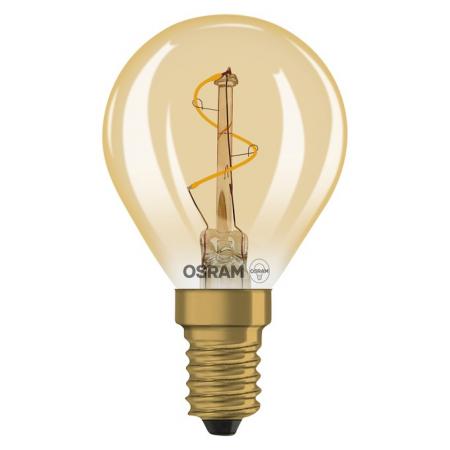 OSRAM VINTAGE 1906 LED Classic P Lampe Spiral Filament 1,8W 822 E14 Gold